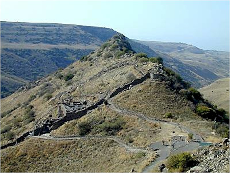 Les ruines de Gamala