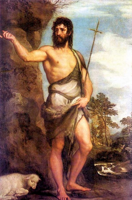 Jean le Baptiste par Titien