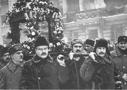 The funeral of Ordzhonikidze
